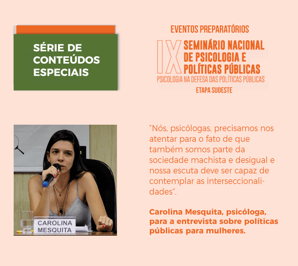Série de conteúdos especiais Carolina Mesquita