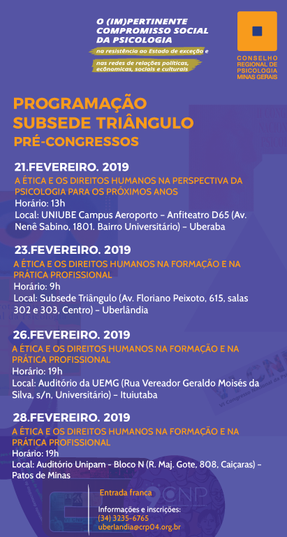 pre congressos triangulo