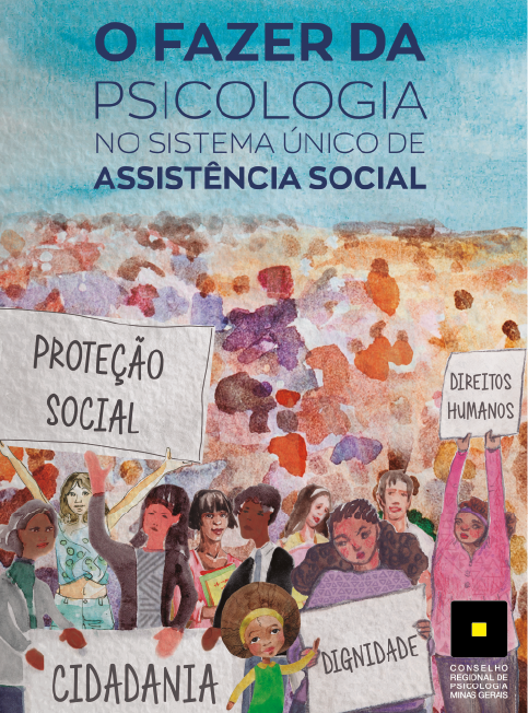 Capa do livro "O fazer da Psicologia no Sistema Único de Assistência Social"
