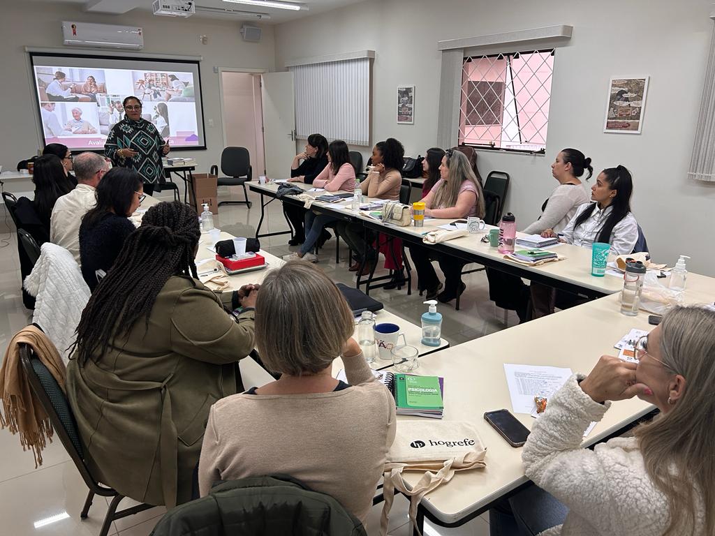 Fotografia da capacitação realizada em Santa Catarina